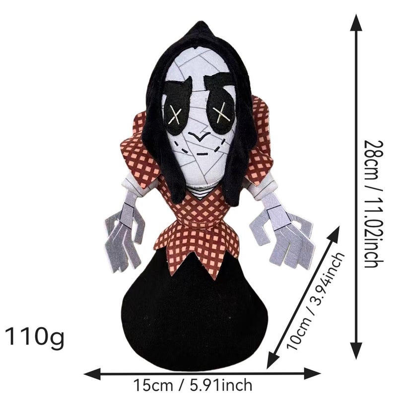 Coraline inktvis pluche speelgoed voor kinderen, schattige octopus knuffel uit de Coraline film, verjaardagscadeau voor fans, zachte knuffel afbeelding 11