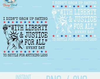 Libertad y justicia para todos. Estatua de la Libertad en formato PNG y SVG (descarga instantánea).