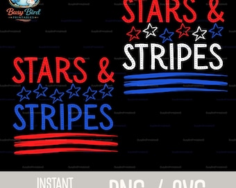 Bandera de barras y estrellas PNG, SVG, descarga instantánea patriótica del 4 de julio