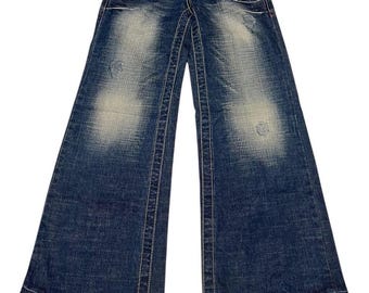 Red Pepper Whiskering Seltenes Design Bootcut Jeans
