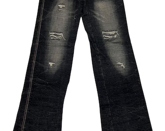 Jeans déchirés Africa Taro de marque japonaise