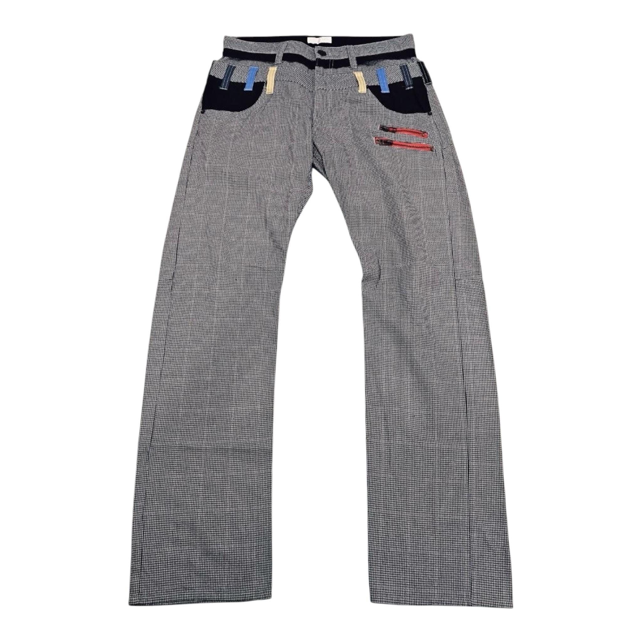 Japanese Double Waist Jeans - Etsy