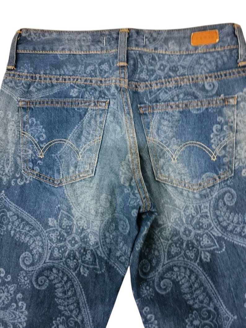 Limited Japanese Brand Edwin Paisley Design Jeans image 6
