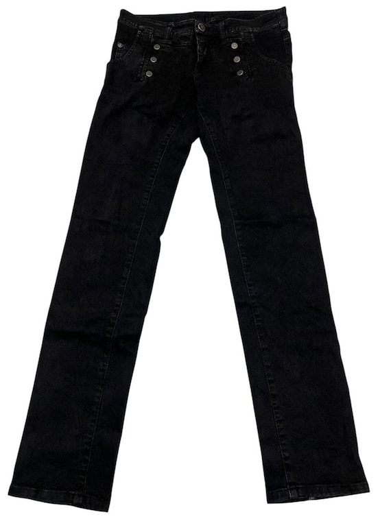 Neil Barrett, Neil Barrett Rare Design Black Jeans