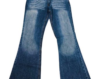 Jeans acampanados de la marca japonesa Abah House Claw