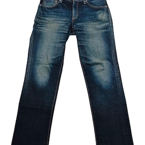 Japanische Marke Edwin Leather Patch Claw Design Jeans
