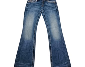 Fräulein mich Whiskering Rare Design Flare Jeans