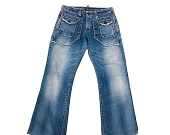 Japanese Brand Edwin Bush Pant Flare Design Jeans
