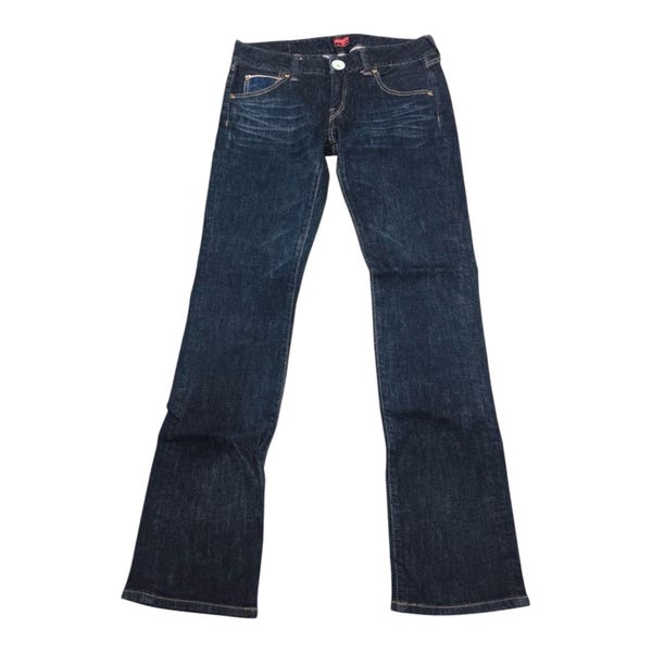 Japanese Brand Atmos Whiskering Selvedge Jeans