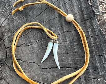 Vintage Talon Leather Necklace Jewelry Adjustable