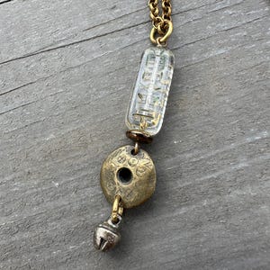 Ancient Brass Coin Pendant Necklace