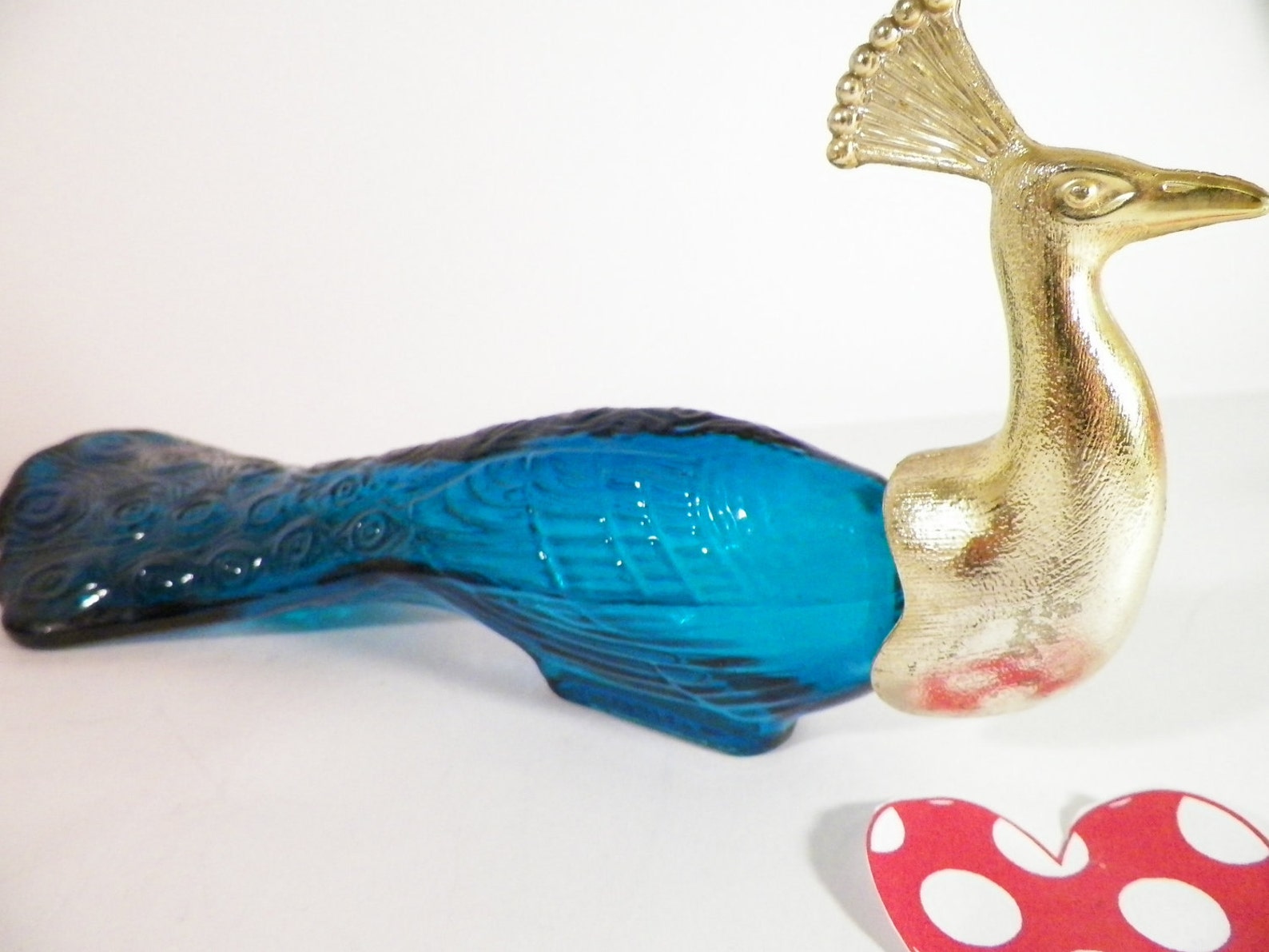 Vintage Avon Peacock Perfume Bottle 1970s Etsy