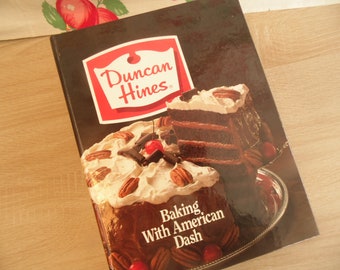 Vintage Duncan Hines Baking With American Dash Cookbook - 3 Ring Binder