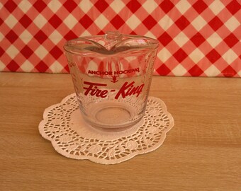 Vintage One Cup Fire King Measuring Cup By Anchor Hocking