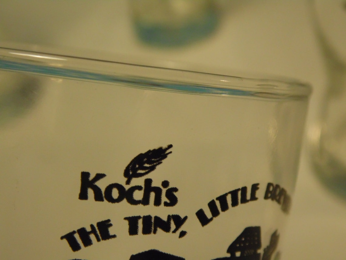 Koch's Beer Glasses Dunkirk NY Set Of 6 Etsy