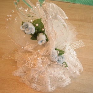 Vintage Swan Wedding Cake Topper Baking Supply imagem 6