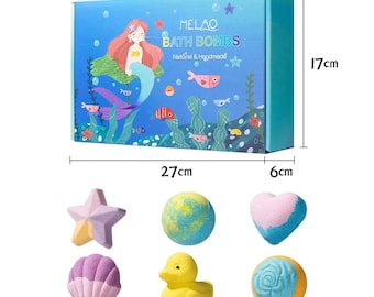 Kids Bath Bombs : Surprise Bath Bombs, Kids Bubble Bath gift, Fizzy Bath Bombs Kids, Natural & Safe Bombs