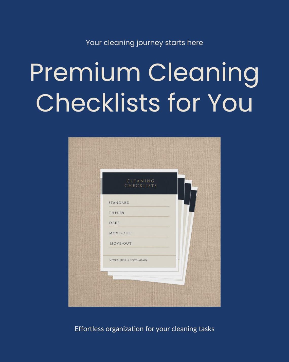 Cleaning Business Checklist Printable House Cleaning Checklist Deep ...