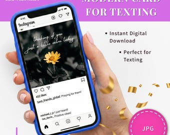 Digital Sympathy Card Thinking You Just Message Dark Background Yellow Daisy Flower Greeting Download Instant Condolence Note Electronic