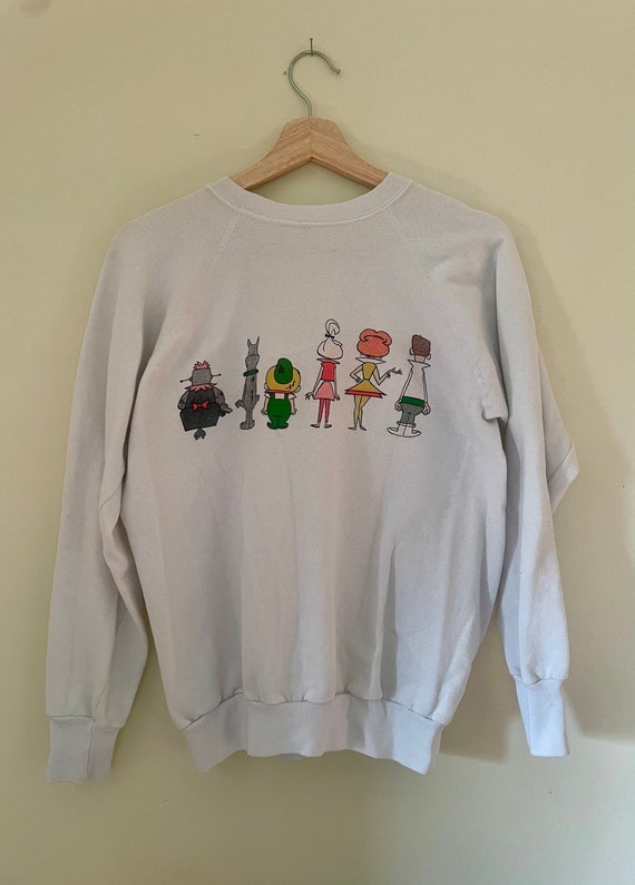 Vintage Jetsons Threadbare Crewneck Sweatshirt 19… - image 2