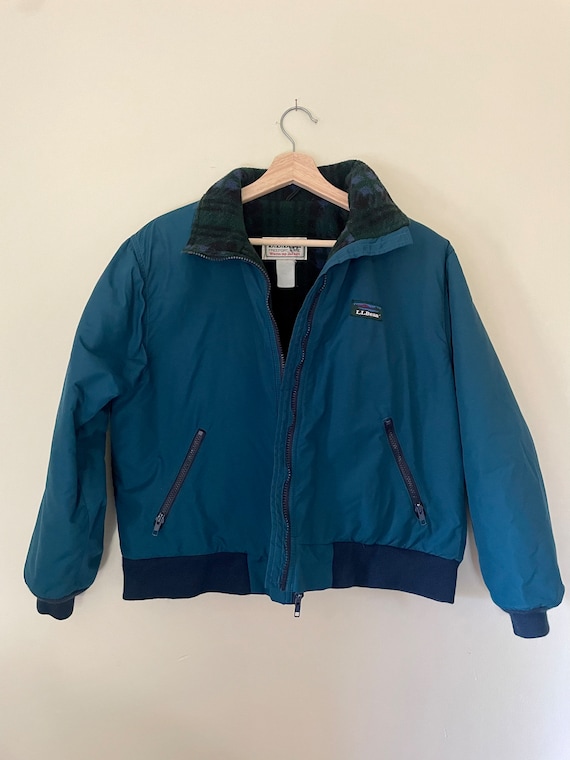 Vintage Teal LL Bean Warm-up Jacket