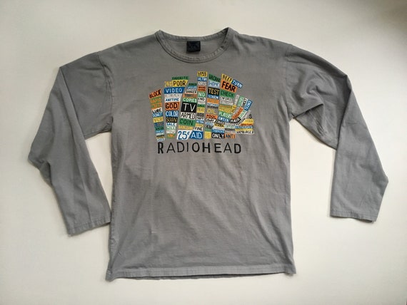 vintage radiohead shirt
