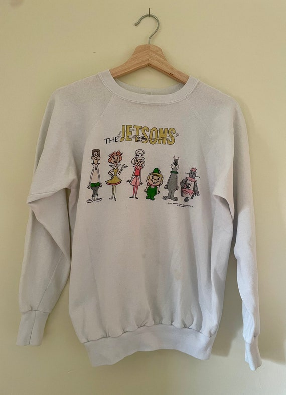 Vintage Jetsons Threadbare Crewneck Sweatshirt 19… - image 1