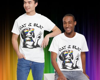 Gay & Slay Rainbow Pride Dog Collection