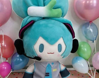Muñeco de peluche de Hatsune Miku Fufu, muñeco de anime, juguete de peluche suave, regalo