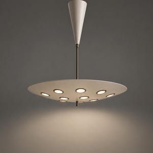 UFO Pendant Light Modern Minimalist LED Ceiling Lamp Dining Table Italian Fixture Contemporary Living Room Lighting Disc Chandelier