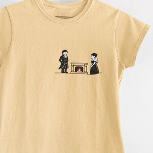 Pride and Prejudice Shirt, Jane Austen Book Lover Tee, Classic Literature Shirt, Romantic Book Gift, Minimalist Literary Art TShirt