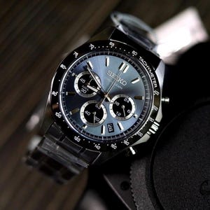 Cronógrafo SEIKO Spirit Azul Remolino