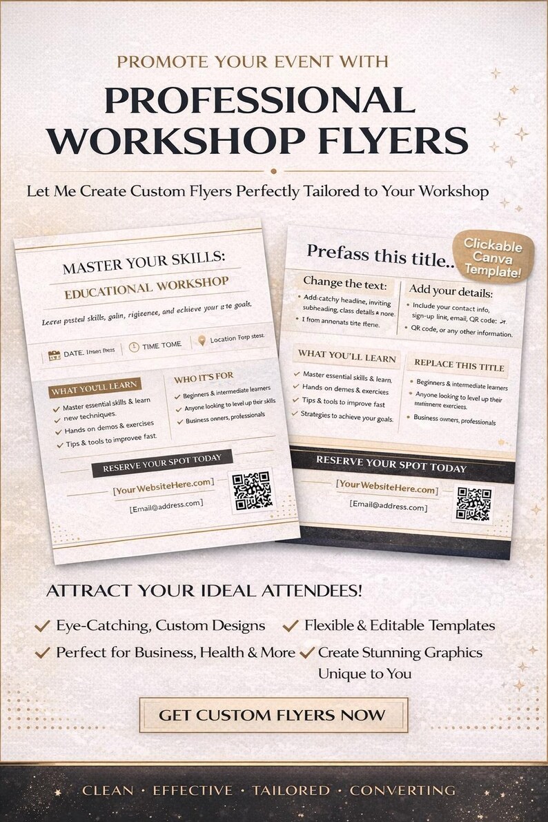 Flyer Include Custom Educational Flyer Design | Informational, School, Business ...