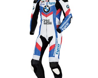 BMW MOTORRAD S1000RR Motorbike Motorcycle 1 Piece Leather Racing Suit.