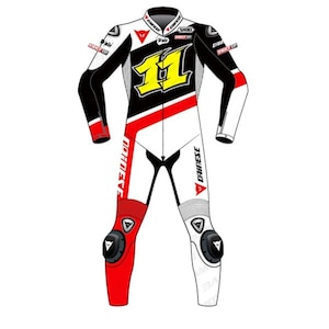 DAINESE leren motorracepak. afbeelding 1
