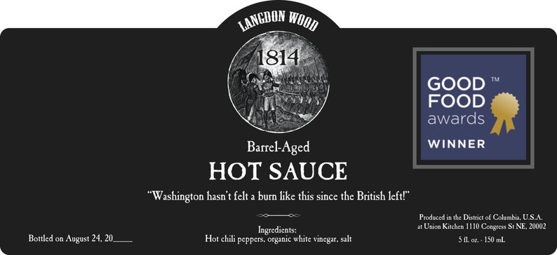 L.W. 1814 Barrel Aged Hot Sauce image 2