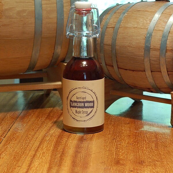 One Small Bottle of Barrel Aged Maple Syrup
