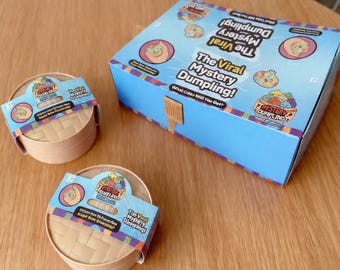 Mystery Dumpling Squishy Blind Box, Super Squeezy Stress Relief Toy