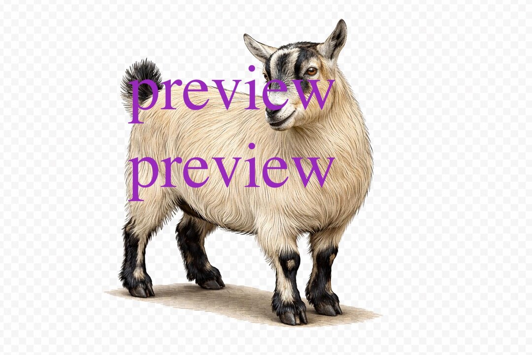 Pygmy Goat Clipart Logo: NPGA Registered, 4-H Fair Business Vector - Etsy