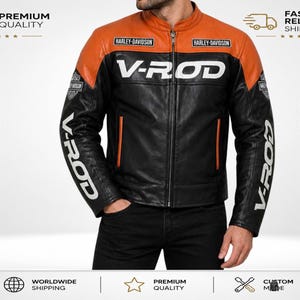 Harley-Davidson V-Rod ジャケット Harley V Rod Jacket - Etsy