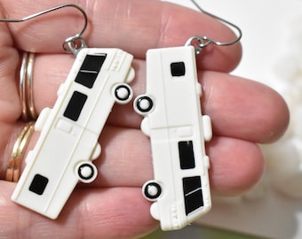 Camper Earrings, Camping Earrings, Camping Jewelry, Nature Earrings, Summer Earrings, RV Earrings, RV Jewelry, Camper Jewelry, Travel, CE816