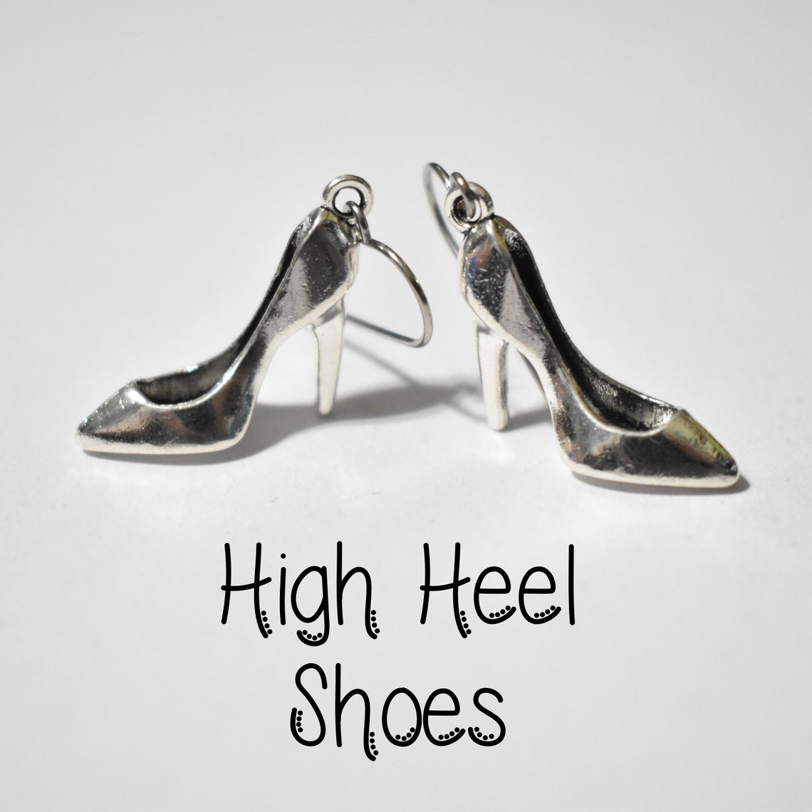 Shoe Charm Earrings Shoe Earrings High Heel Shoe Earring Etsy
