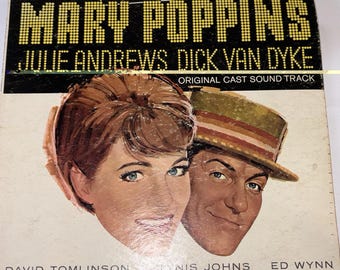 Walt Disney Mary Poppins, bande originale en vinyle, LP Vista BV4026