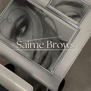 Luxury Brow Artist Branding Kit | Premade Logo Suite, Submark, Favicon (Canva Design)