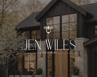Luxury Real Estate Branding Kit, Realtor Logo Suite, Premade Brand Kit for Realtors, Modern Real Estate Logo, Agent Branding