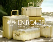 Branding Kit Templates, Travel Themed Branding Kit Canva, Travel Agency Branding Templates, Travel Agent Premade Logo Canva, Canva Templates