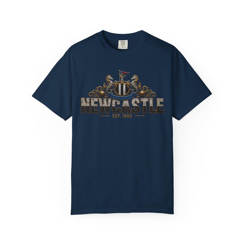 Newcastle premier League Football Shirt T-Shirt | Fußball Trikot Design Bild 14