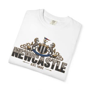 Newcastle premier League Football Shirt T-Shirt | Fußball Trikot Design Bild 3