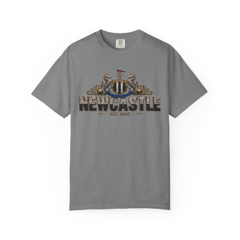 Newcastle premier League Football Shirt T-Shirt | Fußball Trikot Design Bild 7