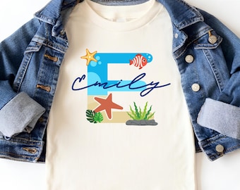 Personalized Kid Summer T-shirts, Kids Vacation Shirts, Kids Beach Shirts, Custom Kid Vacation Shirts, Kid Vacation Tees, Kids Name Tee